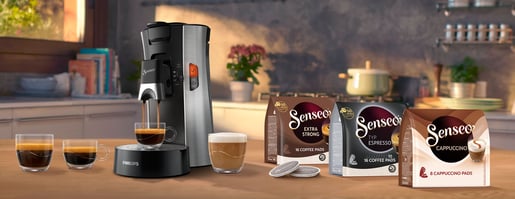 senseo select landingpage hero banner